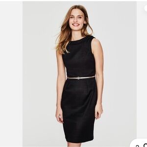 Boden Black Midi Dress